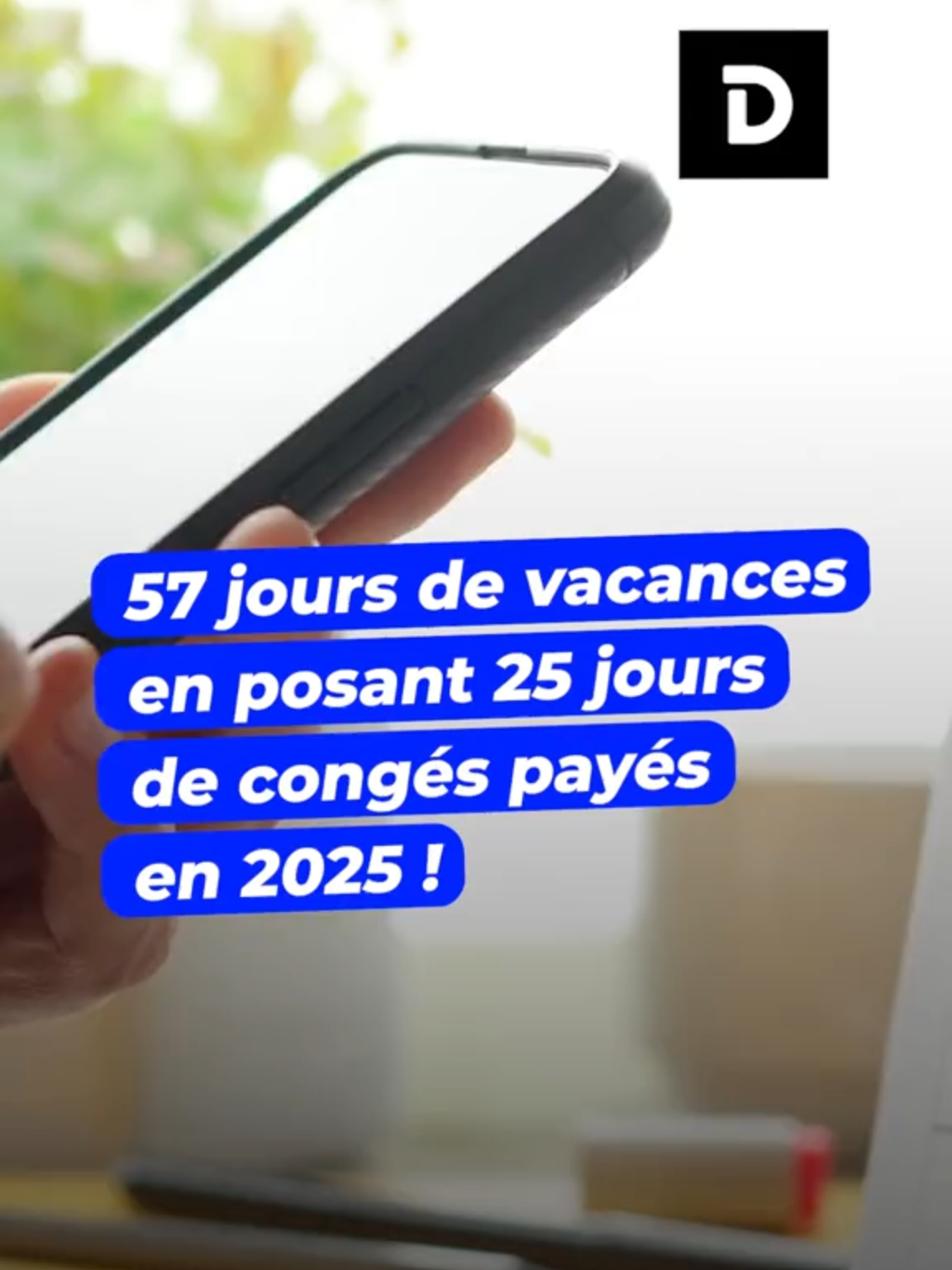 57 jours de vacances en posant 25 jours de congés payés en 2025 ! #vacances #2025 #job