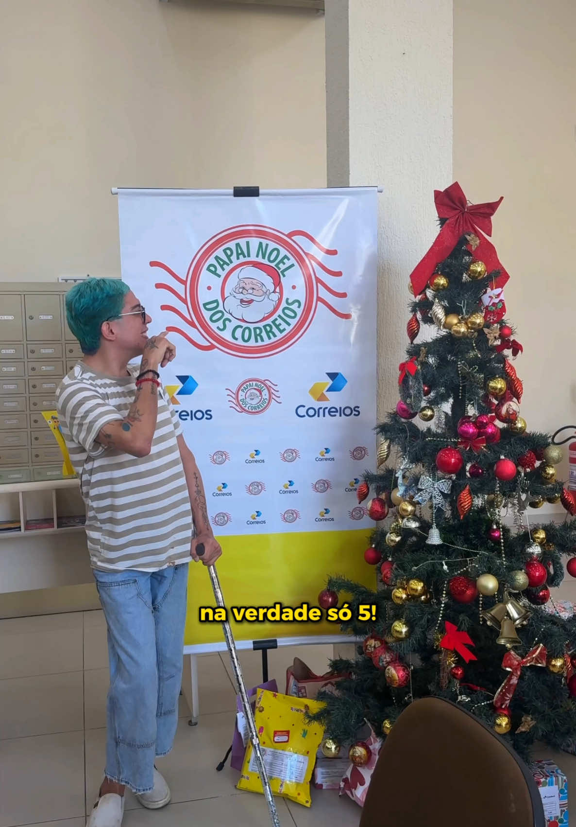 Meu 1º ano participando desta campanha tão linda. Vocês já adotaram também? #papainoeldoscorreios #natal #inclusão 