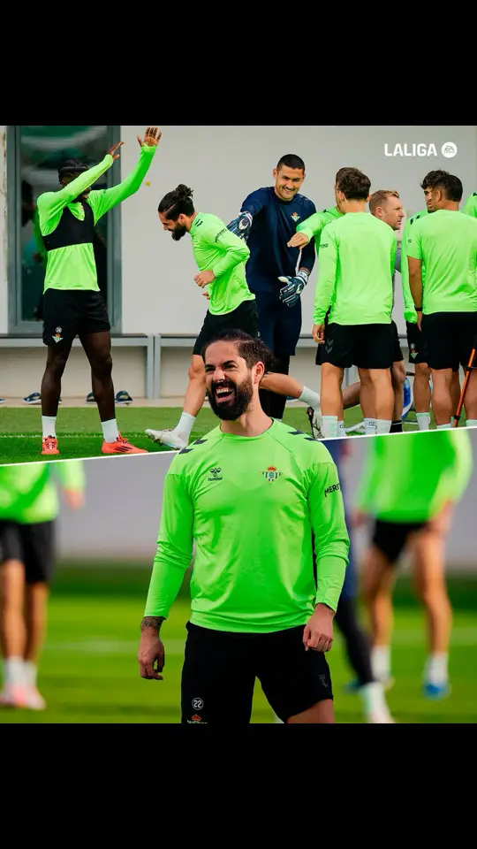 Isco returning to training. 💚 #LALIGAEASPORTS #DeportesEnTikTok #RealBetis #Isco