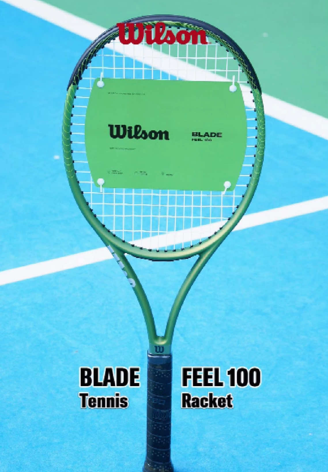 Tennis Blade Feel 100 - sự kết hợp tuyệt vời giữa kiểm soát, cảm giác và sức mạnh.  #wilson #wilsonvietnam #wilsontennis #tennis