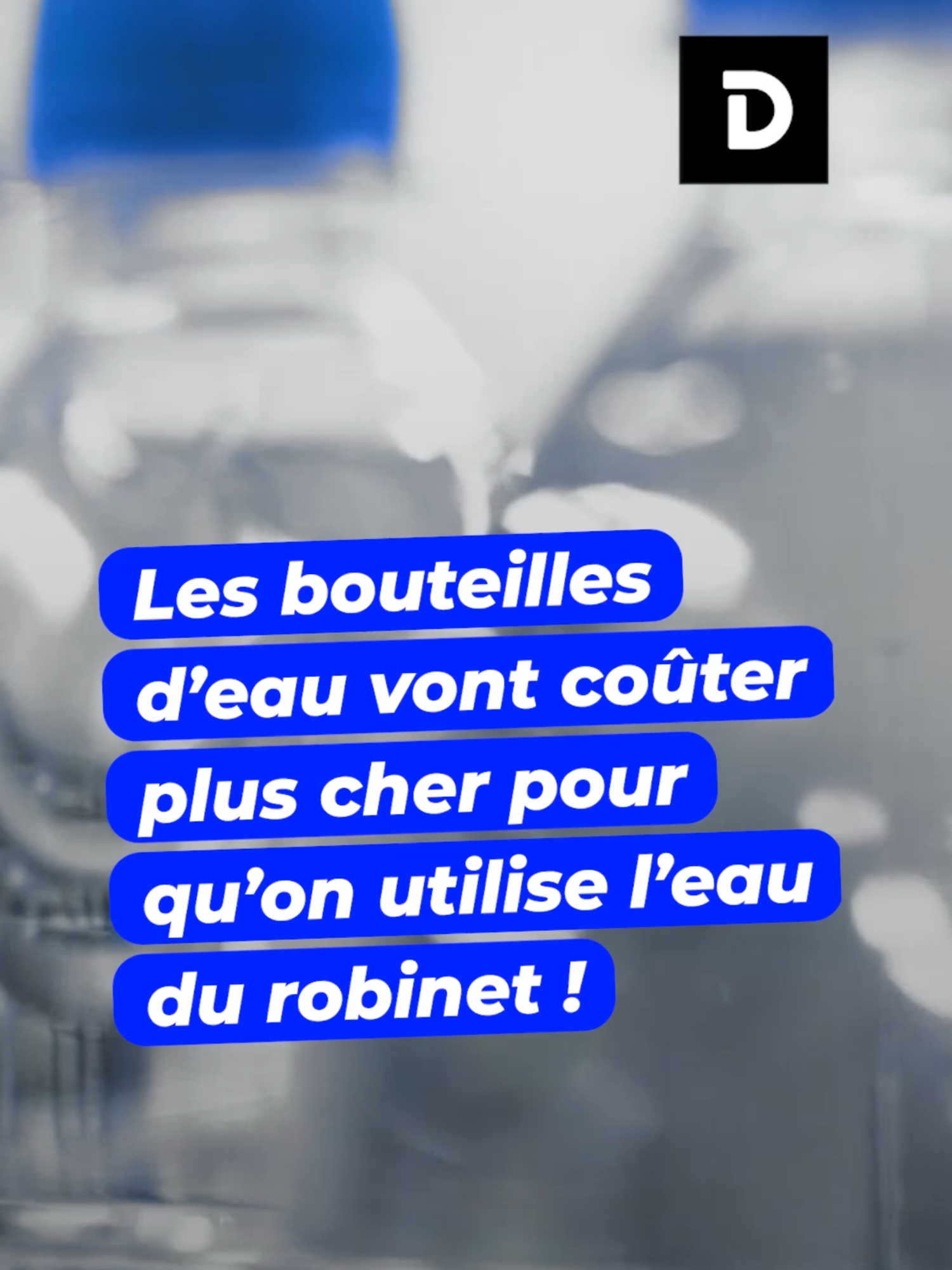 Les bouteilles d’eau vont coûter plus cher pour qu’on utilise l’eau du robinet ! #eau #sinformersurtiktok #apprendresurtiktok