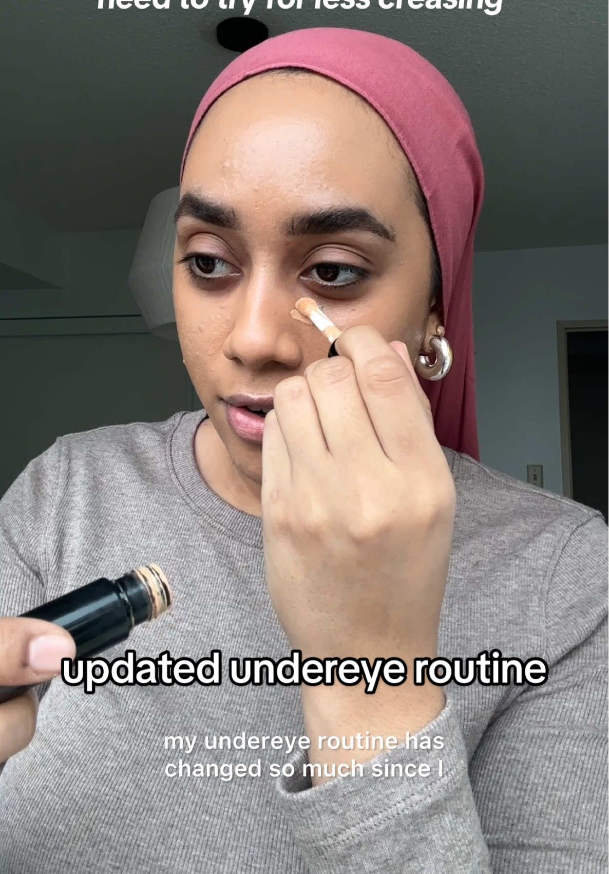 my updated undereye routine for less creasing because we are human, we’re going to crease regardless  #undereyeconcealer #undereyecreasing #undereyetechnique #concealerhack #concealertips  @makeupbymario @M·A·C Cosmetics Canada @realtechniques @Huda Beauty 