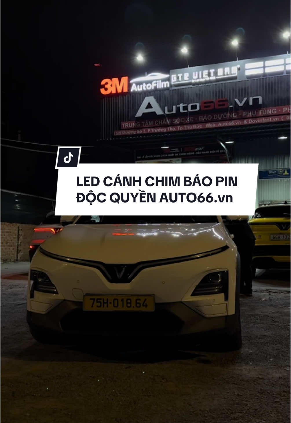 LED CÁNH CHIM BÁO PIN VF6. #vinhauto66 #phụkiệnchoxeđiện #auto66 #chuyênxeđiện #vinfast #độxeđiện #vf6 