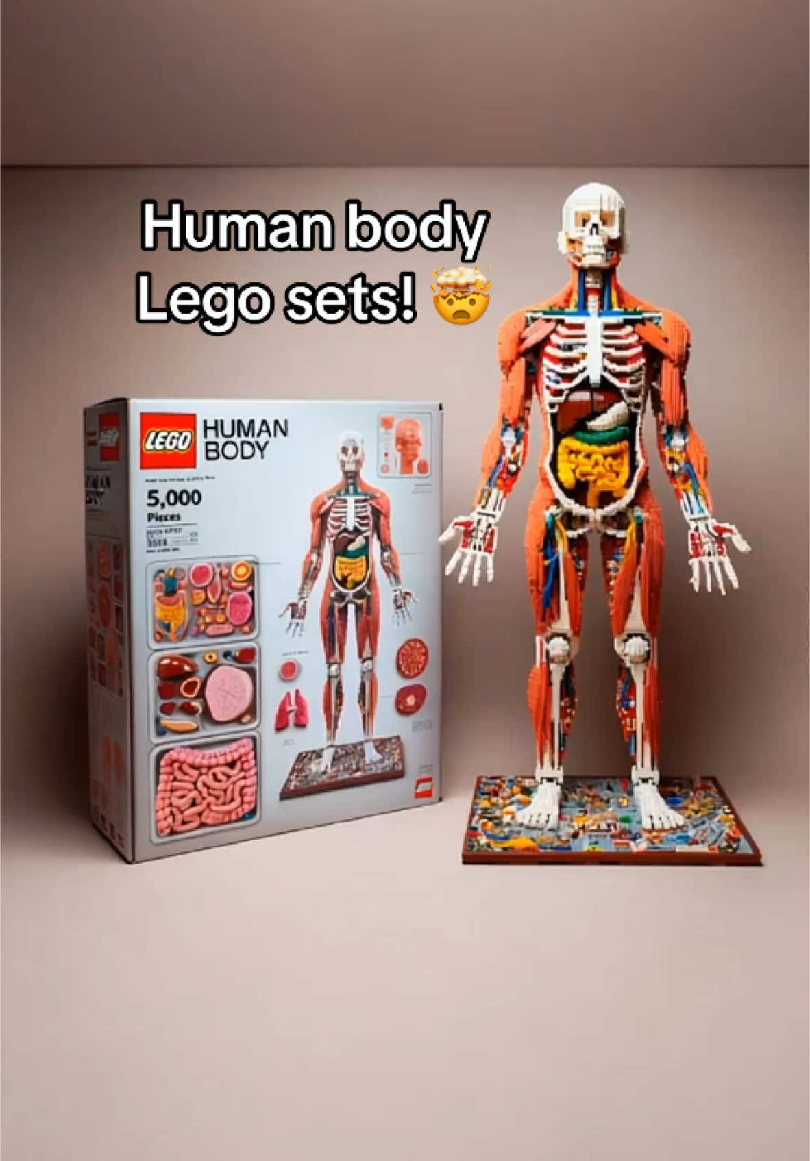 I'm gonna need one of these human body Lego sets immediately! 🙏🏼🙏🏼 #lego #legotiktok #tiktokmademebuyit #amazonfinds 