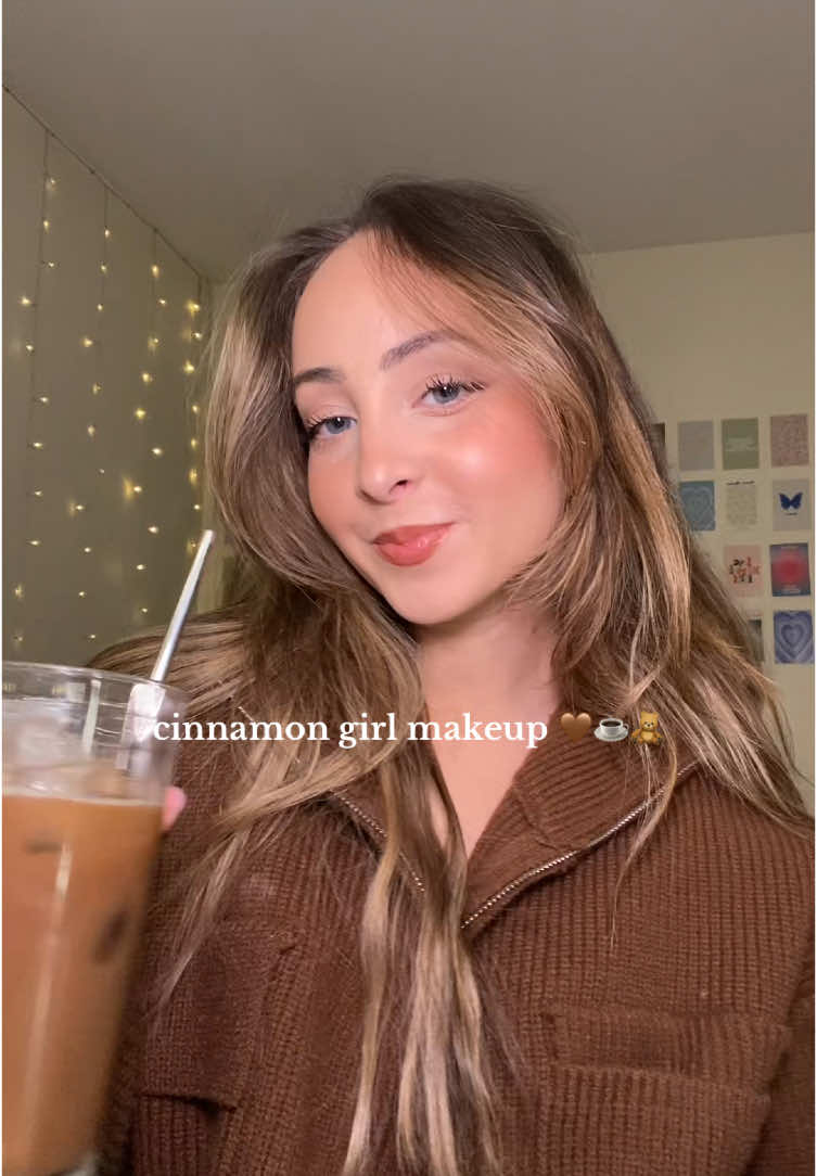 why isn’t there a cinnamon roll emoji 😠 anyway here is my cinnamon girl makeup look of the day for thanksgiving (full makeup tutorial already up 🫶🏻🤎) OBSESSED w the @Summer Fridays lip butter balm #makeuplook #cinnamonroll #cinnamongirlmakeup #makeup #makeuptok 