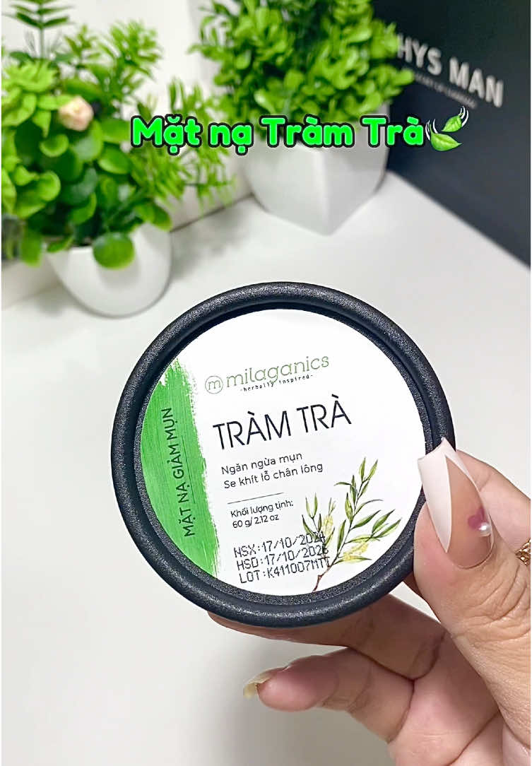 Mặt nạ tràm trà🍃#matnadatset #matnatramtra #matna #lamdep #skincare #review #xuhuong 