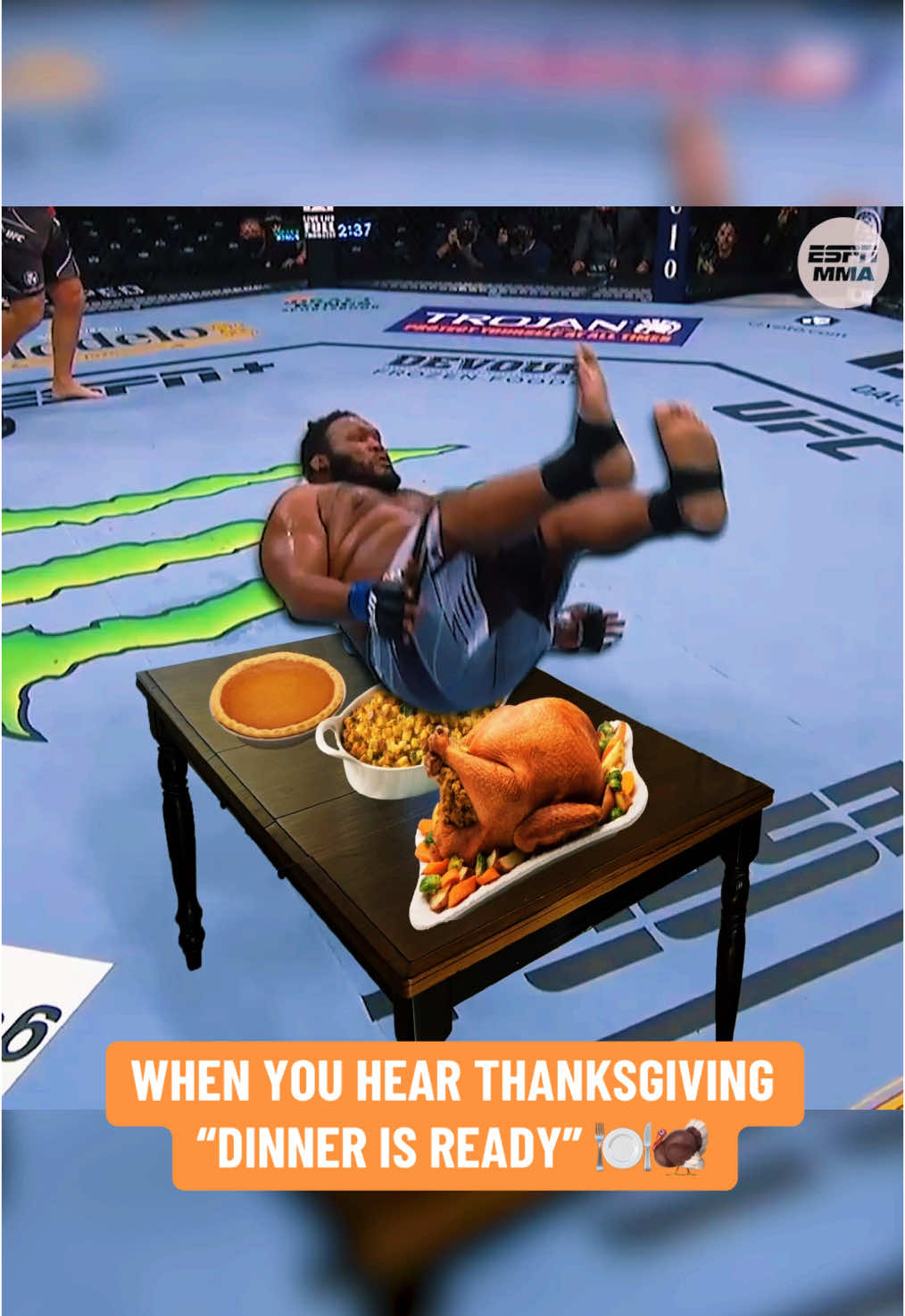 #Thanksgiving #memes #UFC #ChrisBarnett #combatsports #food #turkey 