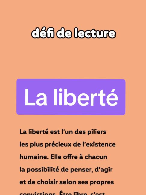 La liberté - Apprends à parler avec éloquence #eloquence #teleprompter 