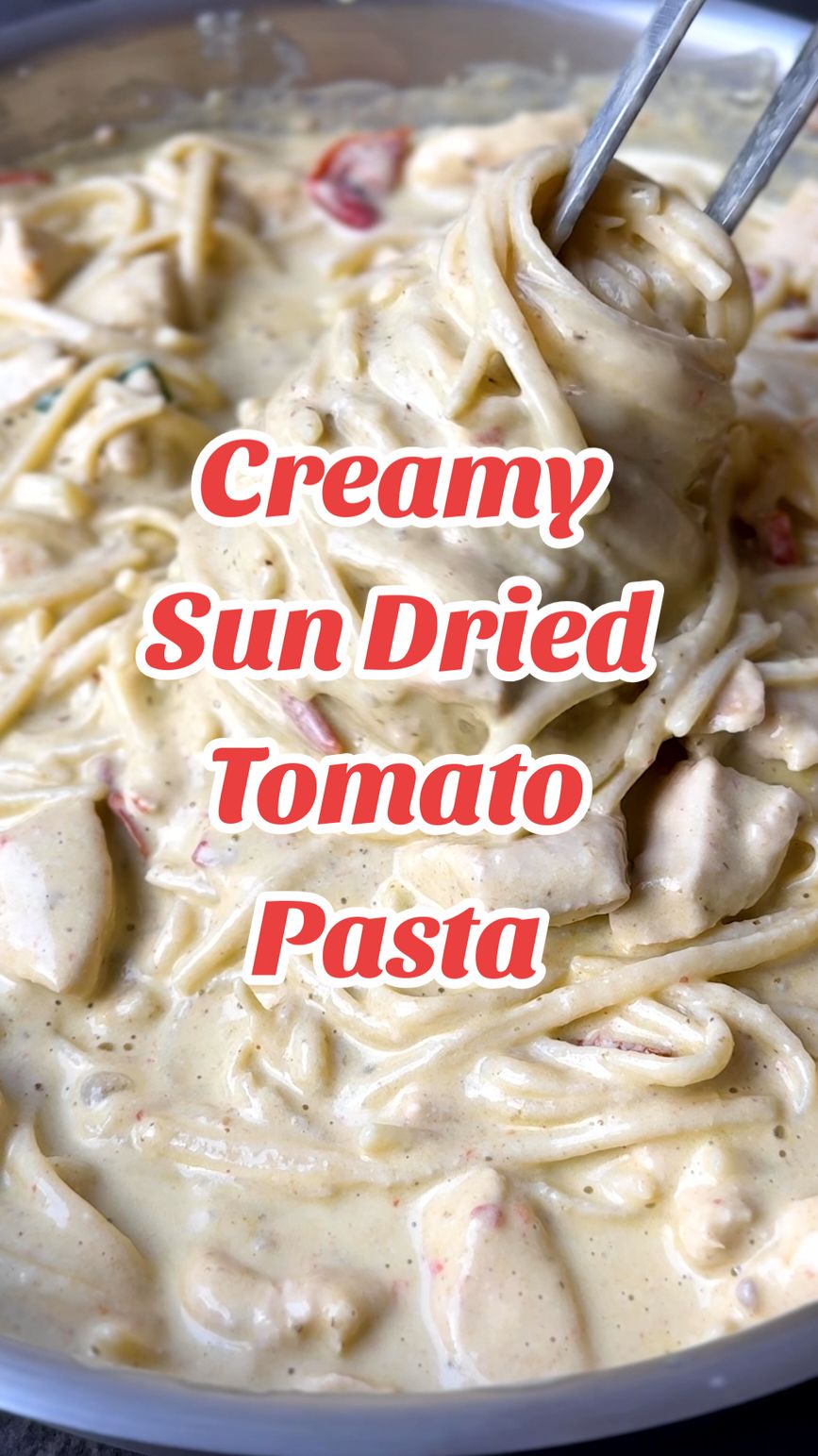 One Pot Creamy Sun Dried Tomato Pasta🔥 You HAVE TO try this recipe! It's really one of the easiest we've made so far and it's absolutely delicious! Creamy and tasty, you'll never get enough of it🤤 Let us know in the comments if you try it!🤩 Full measurements and instructions are in our One Pot Cookbook📝✨ #food #pasta #Recipe #instafood  #yummy #tasty #cooking 