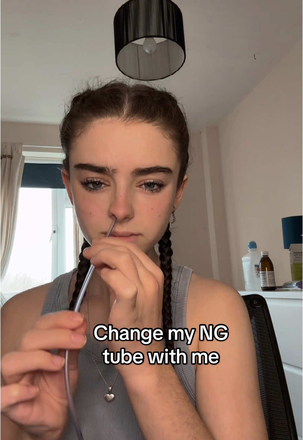 Change my NG tube with me!! put this off for ages but my tube broke today so had to be done 😭 #fyp #ngtube #ngtubeinsertion #rylestube #chronicillness #gastroparesis #dysmotility #jejunostomy #gutissues #sepsissurvivor #sepsisrecovery #MentalHealth #mentalhealthmatters 