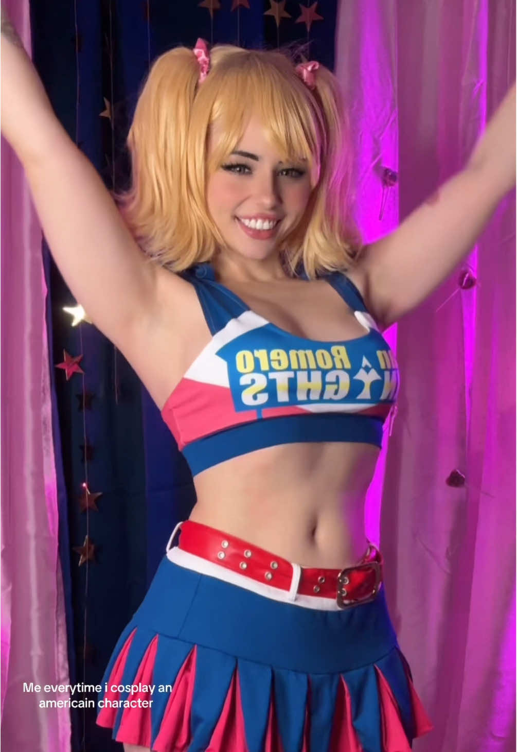 Good morning usaaaaa 🦅🦅🦅 #julietstarling #julietstarlingcosplay #lolipopchainsaw #lolipopchainsawcosplay 