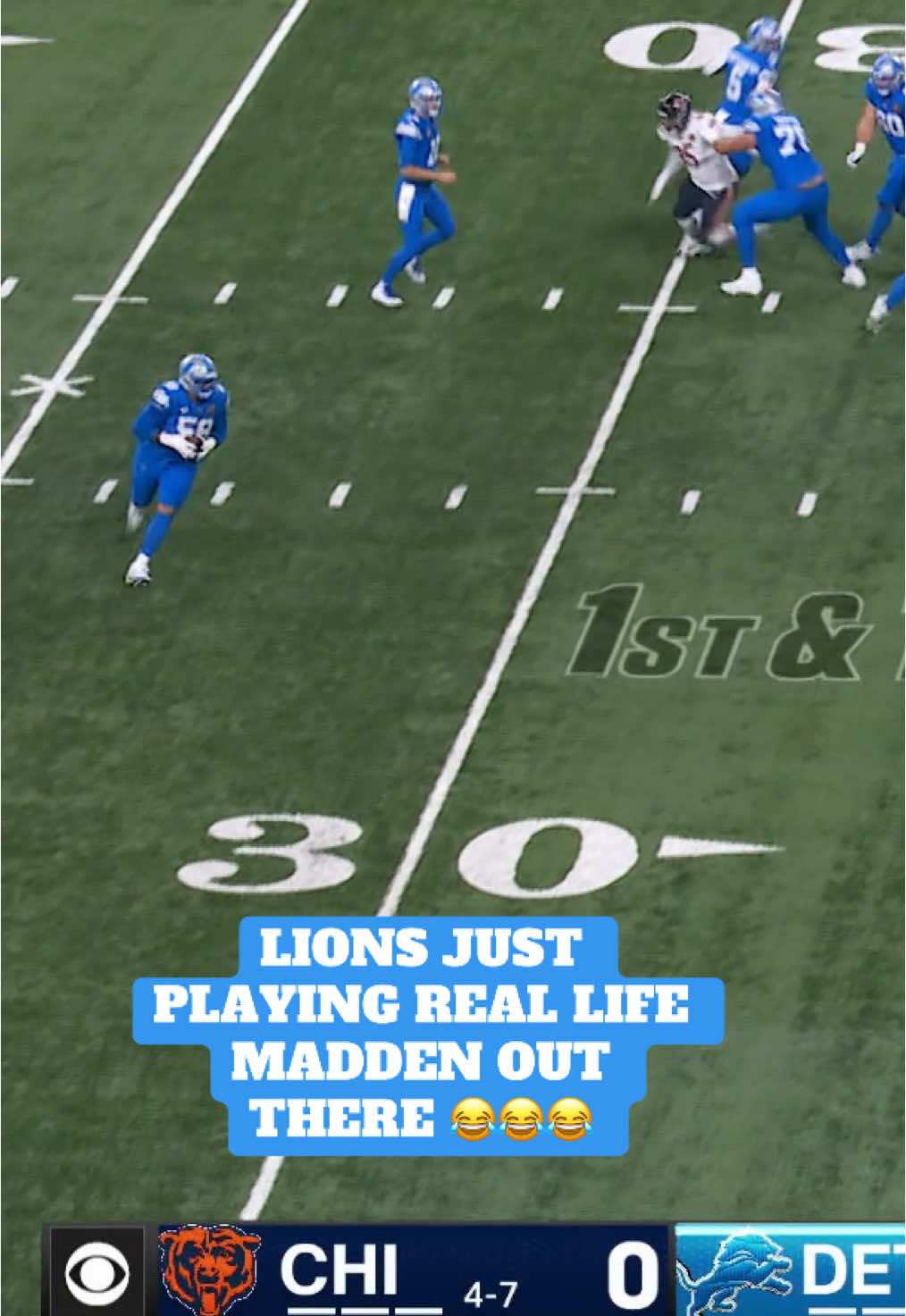 END AROUND TO … PENEI 😂 #peneisewell #nfl #thanksgiving #detroitlions 