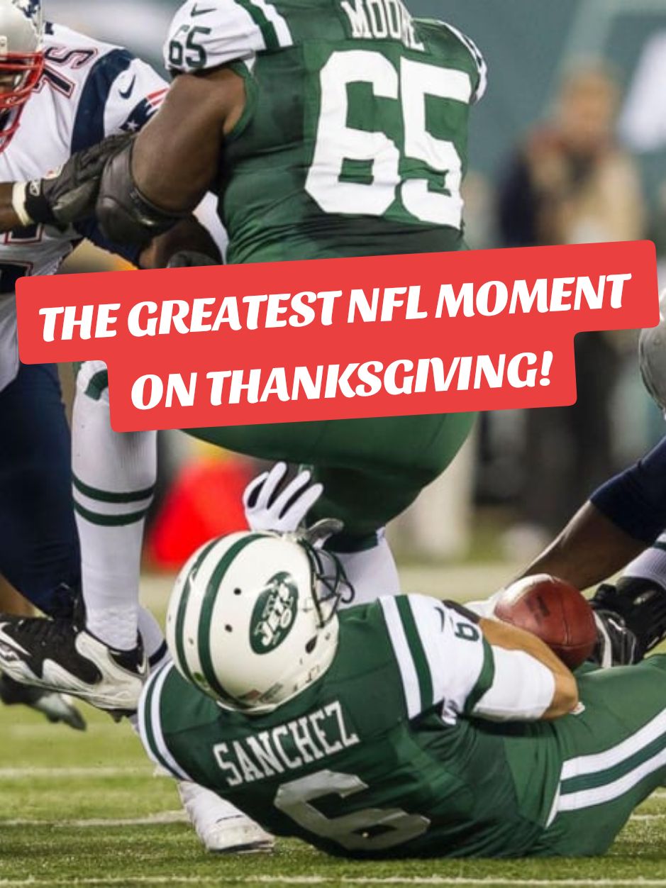 The GREATEST NFL MOMENT on Thanksgiving! #nfl #nflmoments #thanksgiving #thebuttfumble #marksanchez