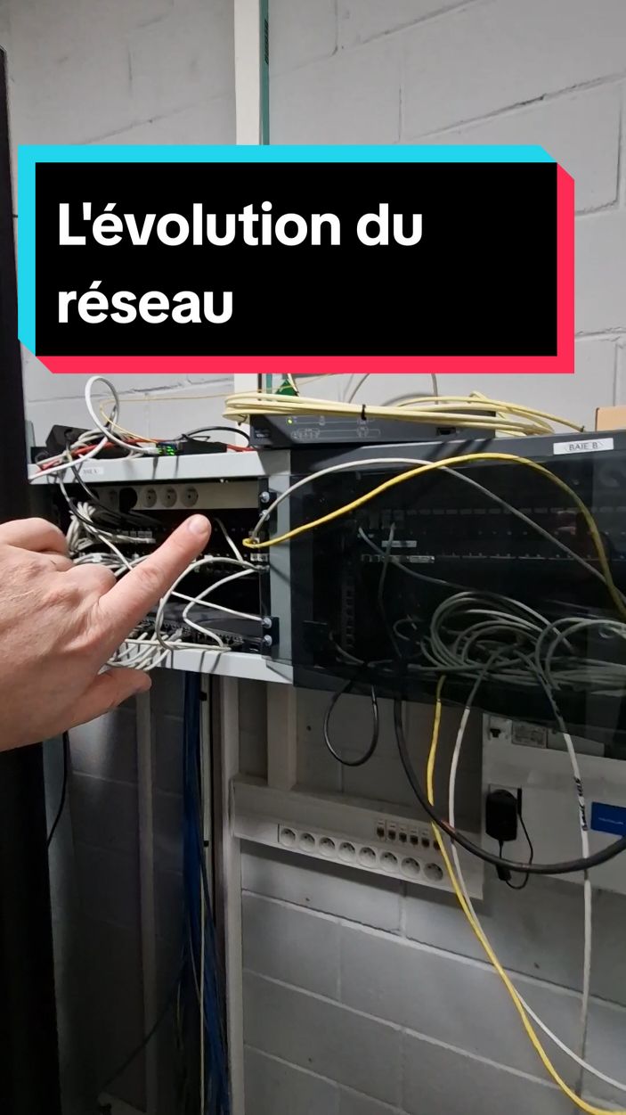 L'évolution du réseau#informatique #technicien #fibre #internet 