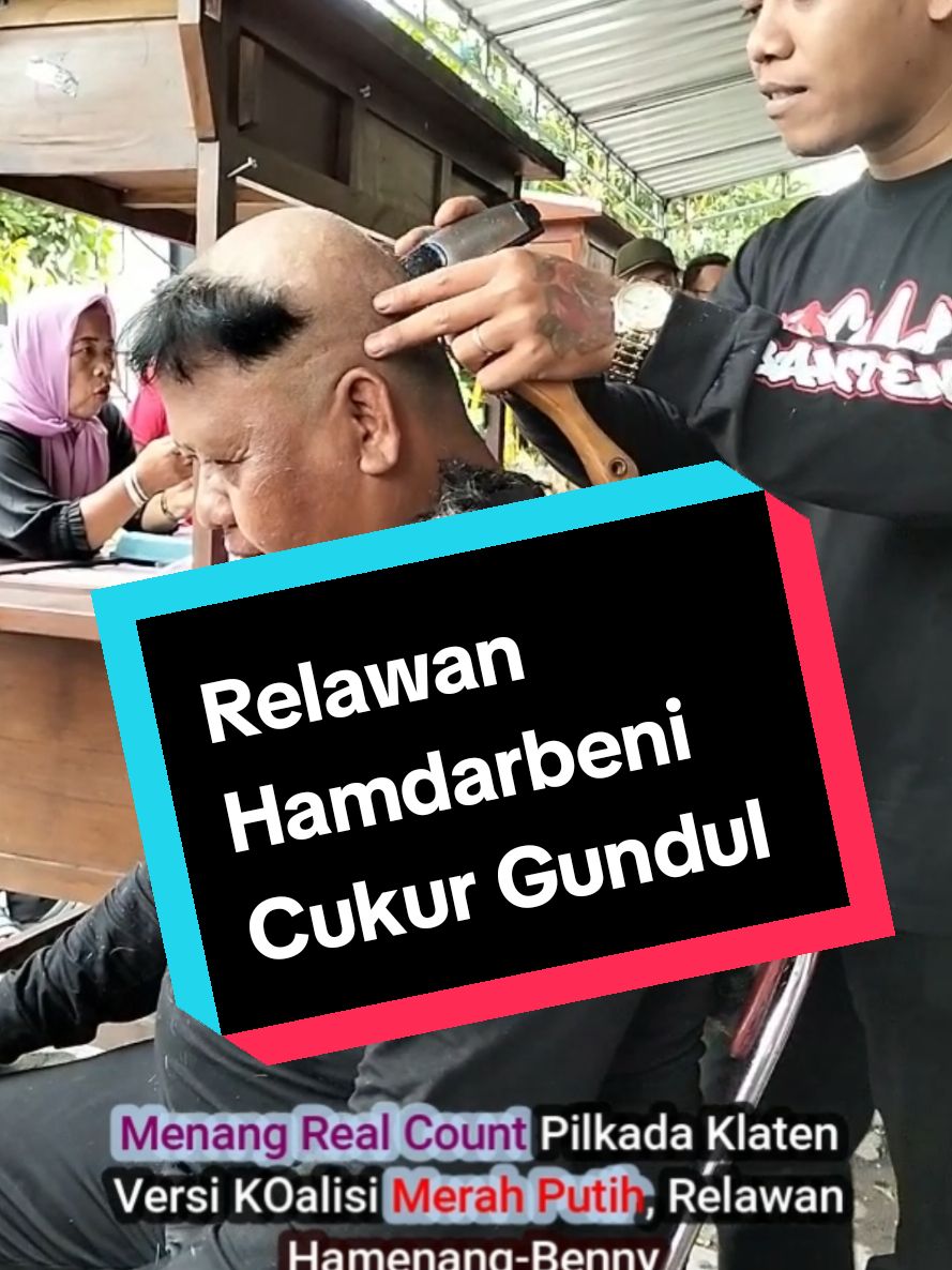 Wujud syukur Kemenangan Hamenang - Benny di #pilkada #pilkada2024 #klaten24jam #klatenbersinar #klatenfyp #cukurgundul #pdiperjuangan #megawati #politik #tren 