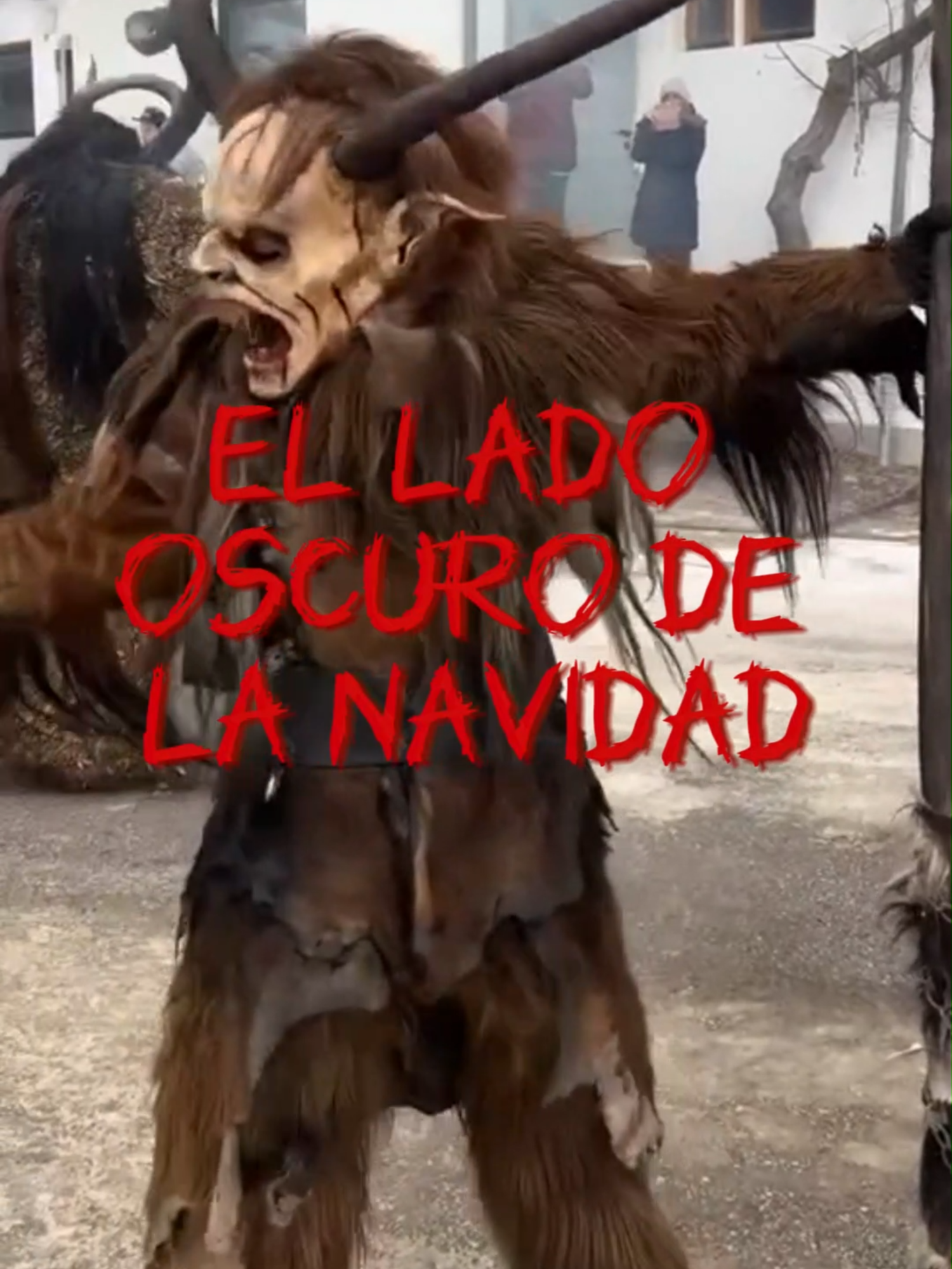 ¿Sabías que en Europa existe un ser que castiga a los niños que se portan mal en navidad? Esta es la historia de #Krampus 👹 #PonteExa #fyp #parati #xmas #navidad