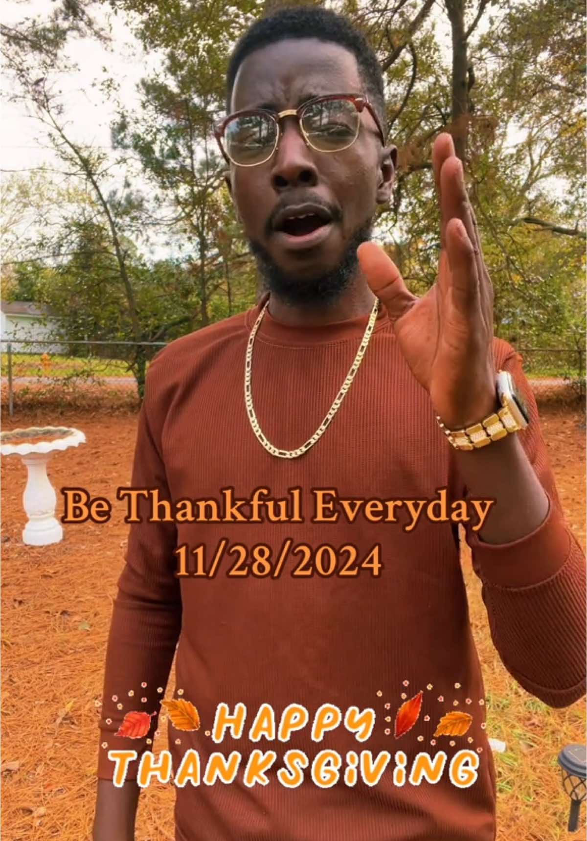 Be Thankful Everyday‼️ ##FYP##Thanksgiving##God##Jesus##Christian#HappyThanksgiving #TrustGod #Preacher #Blessings #Thankful #Thankfulness 