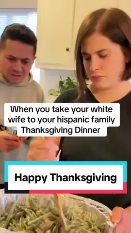 Who is eating green bean casserole today? #fyp #couples #funny #happythanksgiving 