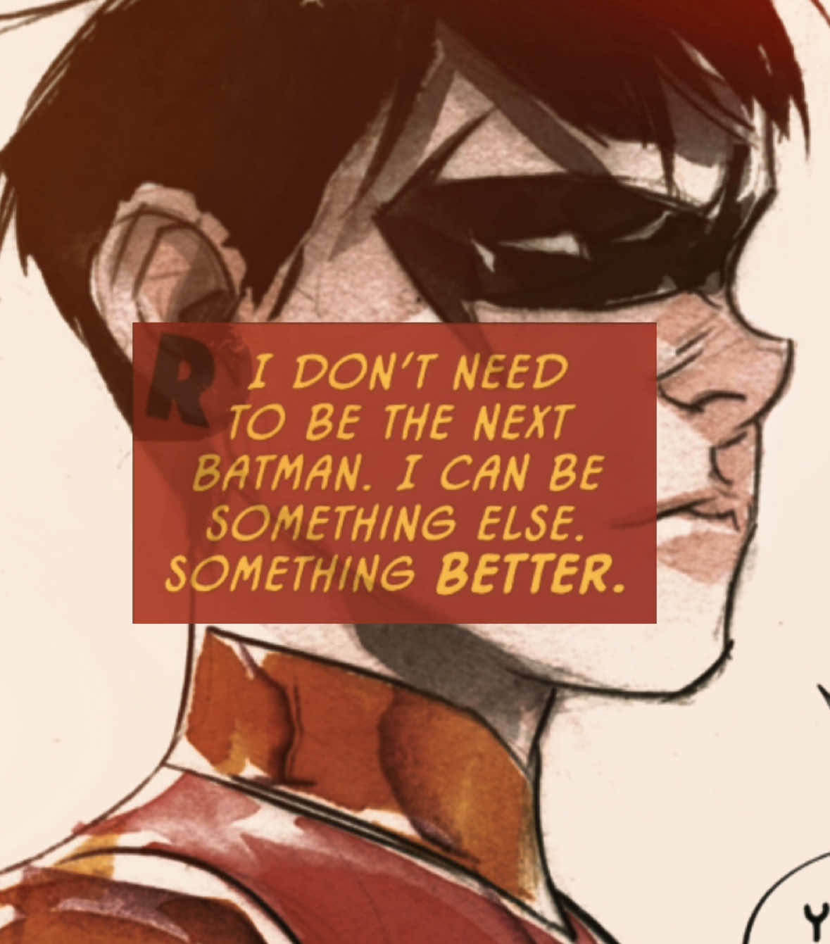 #RICHARDGRAYSON || this is honestly one of my fav comics ever, it captures the core of Robin so perfectly and it portrays dick's thoughts and relationships when he's first starting off as Robin so perfectly and in a way where you see things like a kid would, you see him wanna be dark like bruce but then realising hes the light Bruce NEEDS, and it establishes that dcks a born leader so well, its so perfect i CANNOT. I've genuinely never seen a character be portrayed so perfectly  #robin #dckgrayson #richardgraysonedit #robinedit #dc #dccomics #batmanandrobin #robinandbatman #brucewayne #batman #batmanedit 