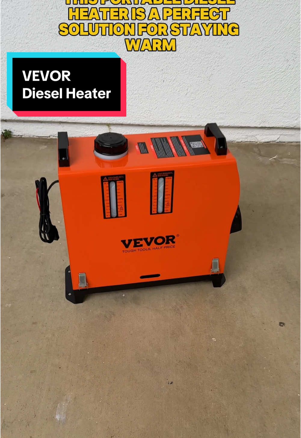 This VEVOR diesel heater delivers portable and reliable heat. Check it out on sale on the Tiktok Shop. #VEVOR  #VEVORBlackFriday #TikTokShopBlackFriday #dieselheater #VEVORpartner 