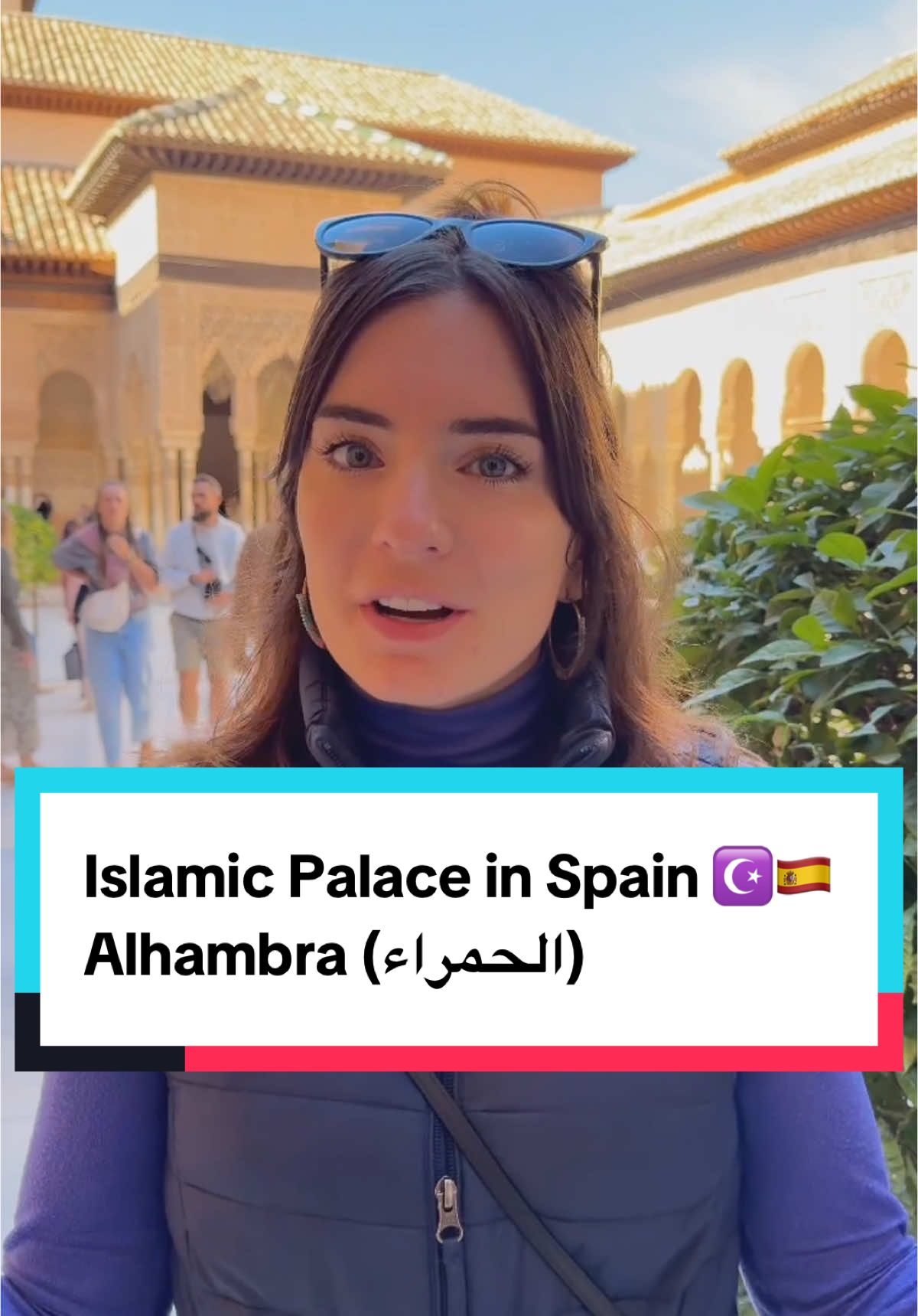 Islamic Palace in Spain ☪️ Alhambra (قصر الحمراء) 🇪🇸 #fyp #andalucia #andalusia #spain #españa #islamic #islamicculture #islamichistory #الاندلس  #اسبانيا #alhambra #espagne #granada #اسلام #hammam #حمام  #flamenco #visitspain #spaintravel 