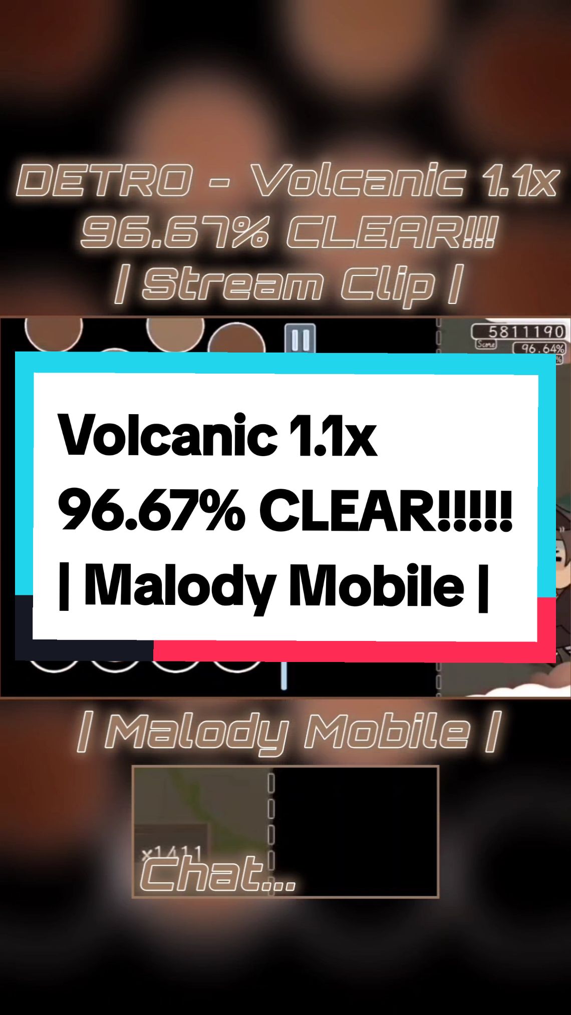 han pasado 98 días desde que le hice 94%... | DETRO - Volcanic 1.1x 96.67% CLEAR!!!!!! | #malody #malody4k #malodymobile #osumania4k #rhythmgame #vsrg #fyp #fypシ゚ #parati 