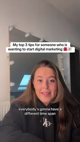 My top 3 tips for someone who is wanting to start digital marketing 🌺💸 #digitalmarketing #digitalproducts #onlinebusiness #startdigitalmarketing #digitalmarketingjourney 
