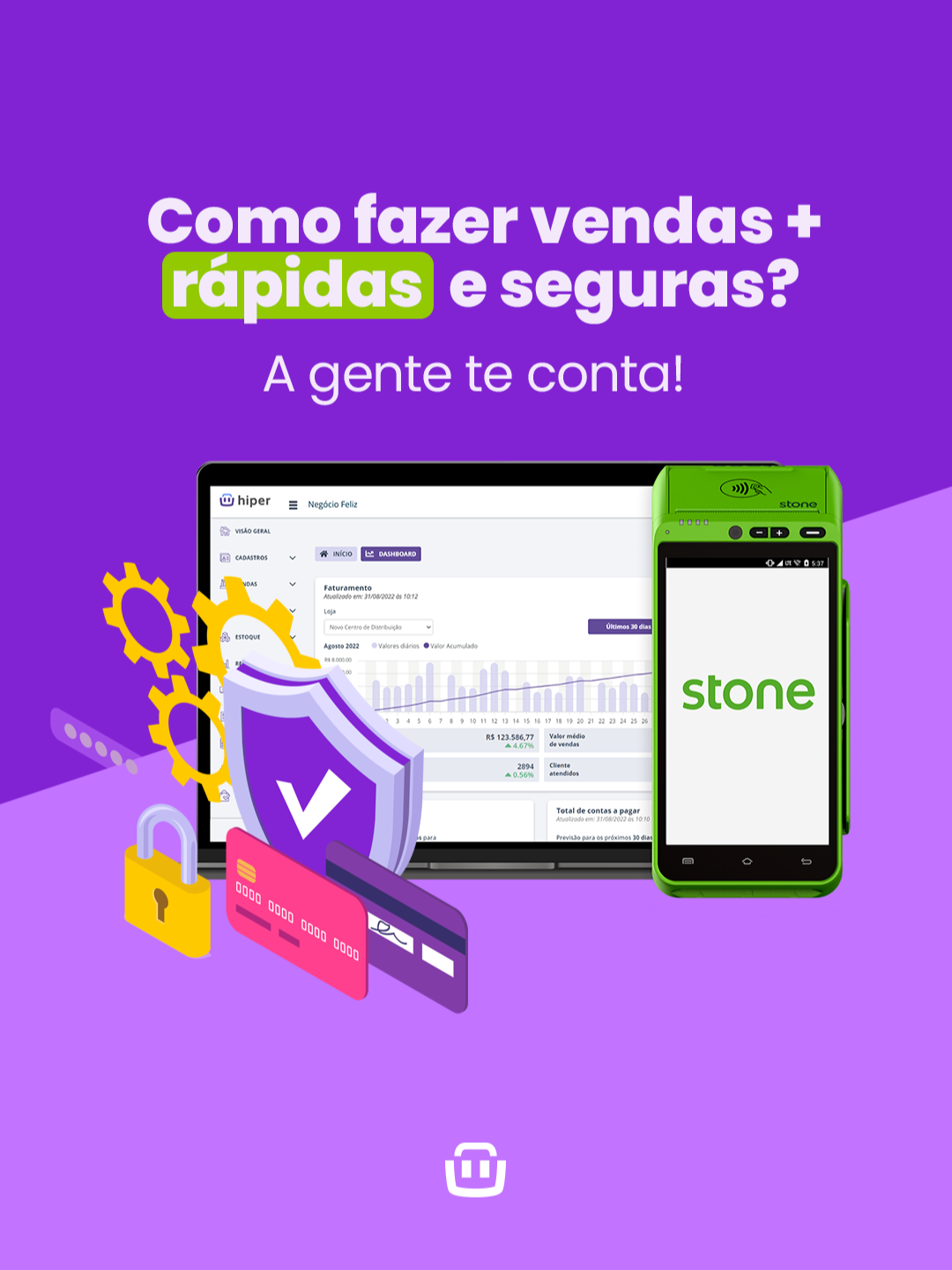 Ter uma maquininha integrada ao Hiper é, simplesmente, o puro suco da tecnologia para o seu comércio. 🚀 Além disso, com essa integração, você evita erros no valor de cada pagamento, já que o PDV envia automaticamente para a maquininha o valor e as parcelas da venda. Ah, e as informações se integram ao calendário de recebimentos, viu?! O que permite conferir as taxas cobradas pelas adquirentes de forma muito mais simples. Para saber mais, visite nosso site e contrate já! 😉 #Gestão #PequenoVarejo #PDV #Maquininha #POSConnect