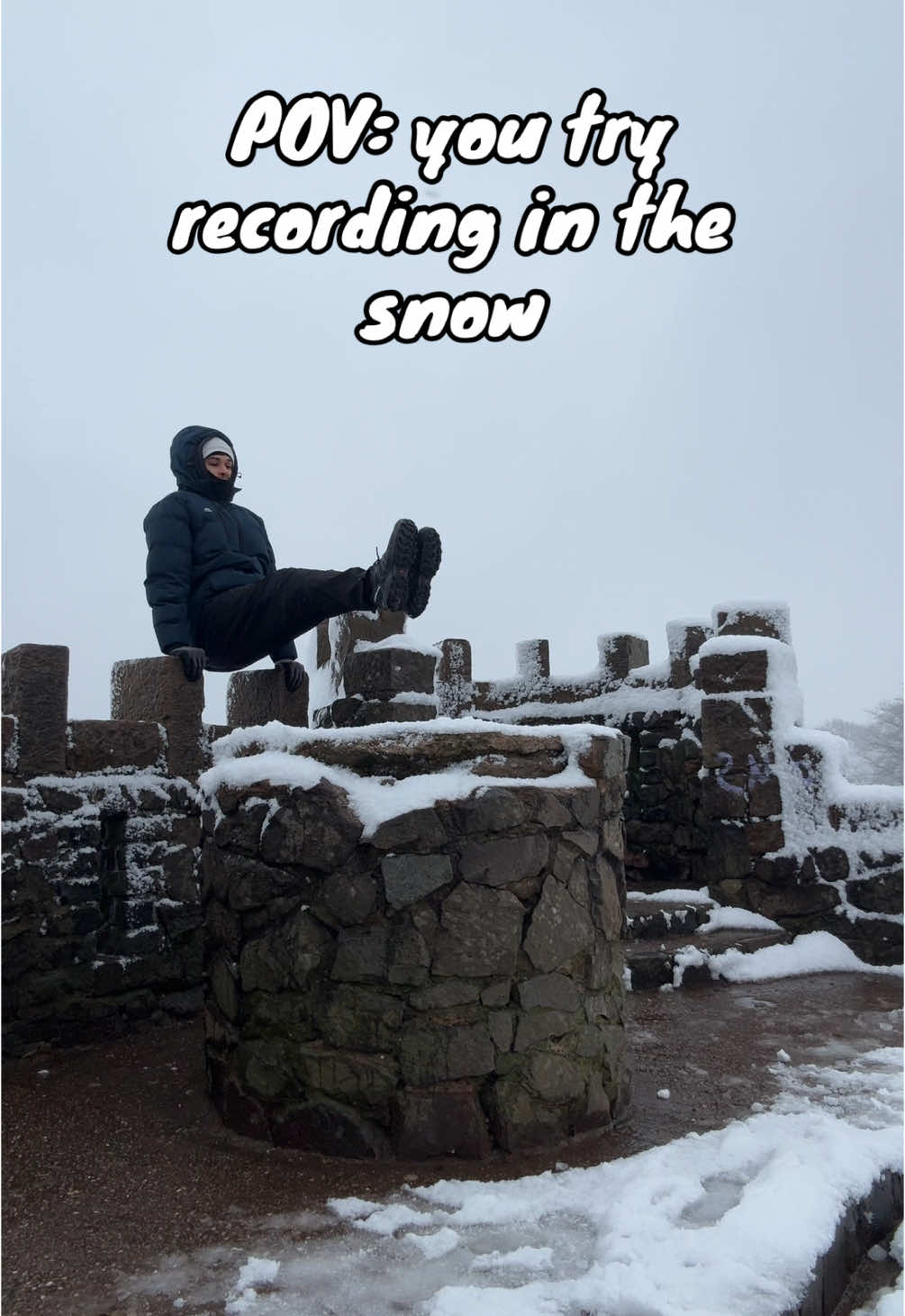 DISCLAIMER. No phones or cameras were damaged in the making of this video.🙂 #calisthenics #GymTok #snow #lickeyhills #lsit 