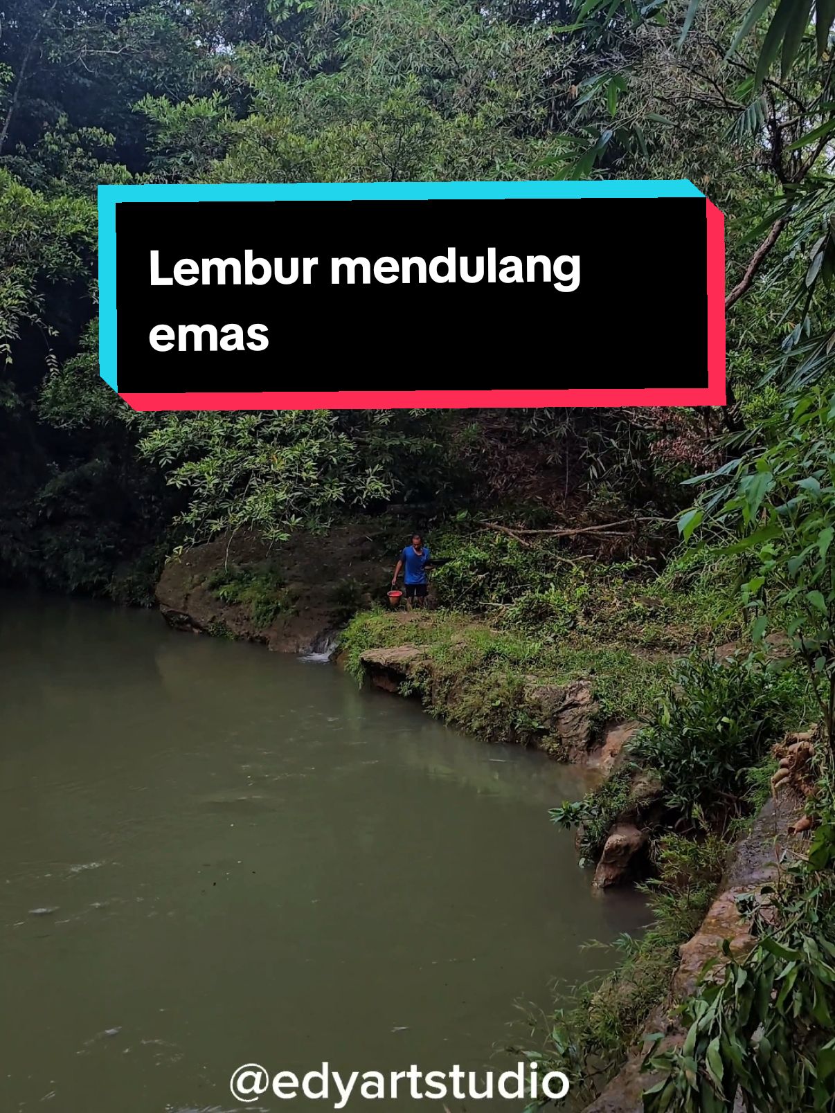 Setiap hari lembur mendulang emas di sungai #mencariemas #memdulangemas #emas 