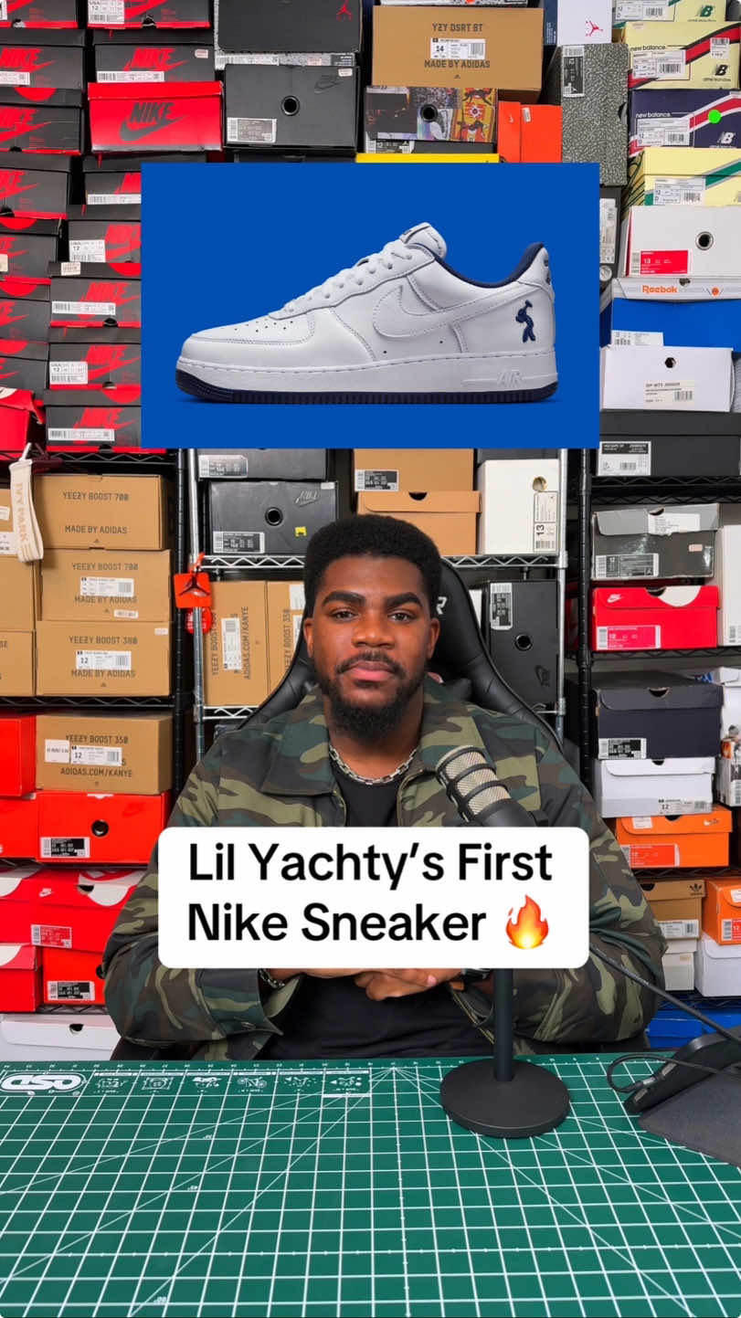 @lilyachty finally got his own Nike sneakers 🙌 Lil Yachty’s first-ever sneaker pays homage to two legends— an ’80s hoops classic turned streetwear staple and the Georgia native who went from cyphers to chart-topping hits. Lil Yachty reimagines this iconic Nike silhouette with a nod to the early 2000s, incorporating premium full-grain leather, embroidered Concrete Boys logos, and ’82 dubraes, all packaged in a retro-inspired box.  #LilYachty #ConcreteBoys #newsneakers #nikeairforce1 #nike #airforce1 #shoecheck #nikeairforce