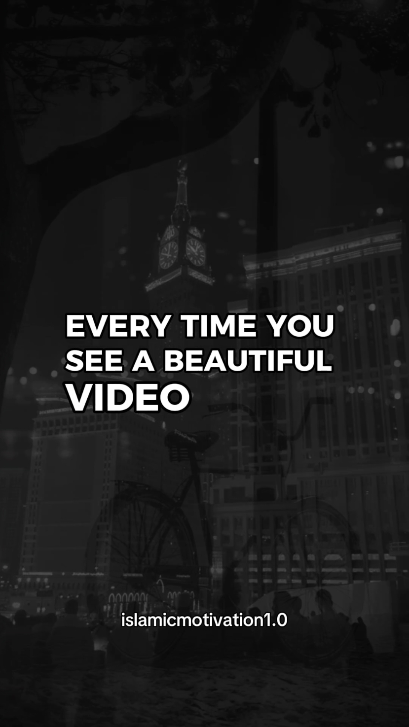 Everytime you see a beautiful video.. #muftimenk #muftimenkofficial #allah #muslim #message #gooddeeds #islamicreminder #islamicmotivation #islamic_video 