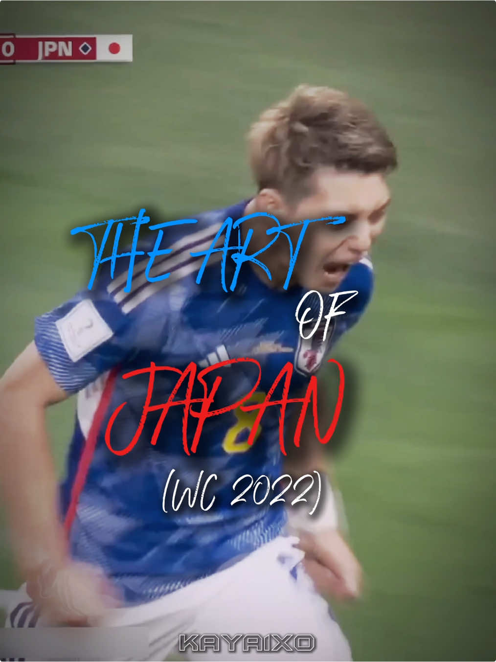 The art of japan (WC2022) 😮‍💨🇯🇵 #japan #worldcup #fyp #football #foryou #viral 