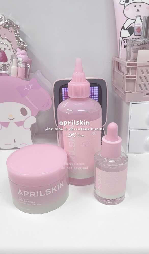 so excited to finally try @APRILSKIN 🤭🫶🏻 #aprilskin #aprilskincare #kbeauty #kbeautyskincare #koreanskincare #unboxing #asmr #glassskin #TikTokShop 