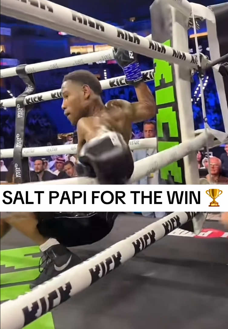 King Kenny vs Salt Papi 😳#kingkenny #saltpapi #ko #boxing #fyp #misfits #misfitsboxing 