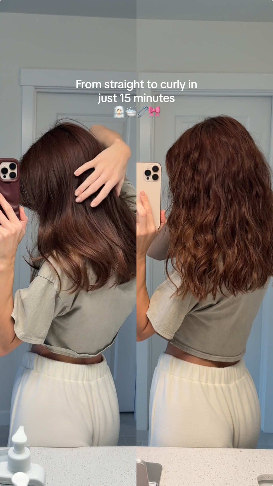 The perfect hairstyle idea for Thanksgiving evening or a Christmas party! 🎁✍️ #hairstyle #wavyhair #curlyhair #christmas #thanksgiving #hairtutorial #sharkflexstyle #ugc #
