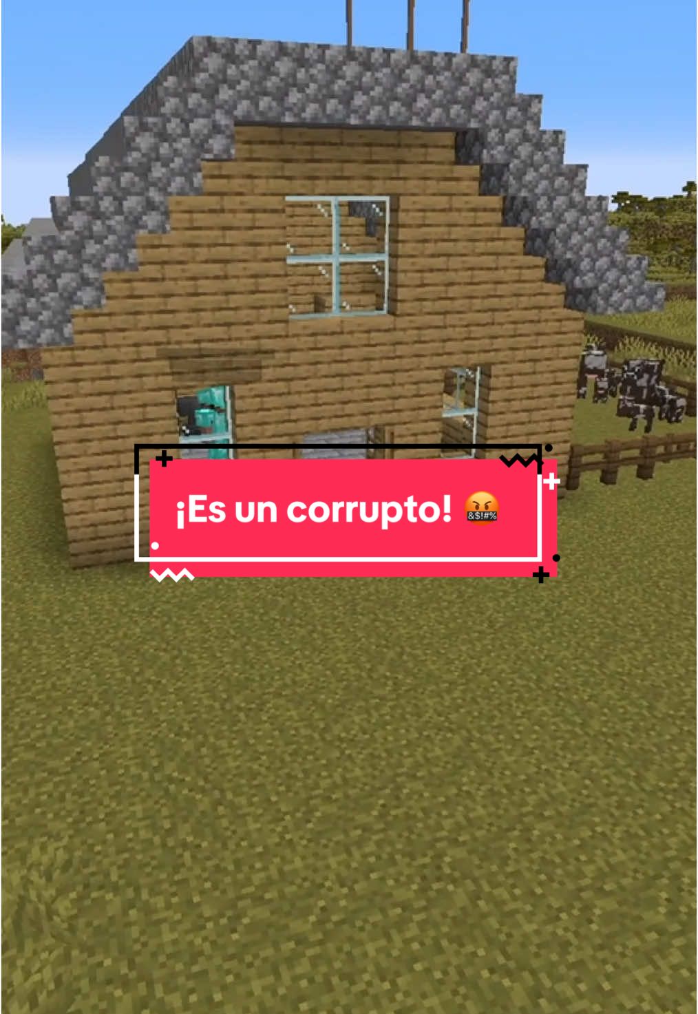 ¡Vaya corrupto!😡 #Minecraft #java #bedrock #survival #minebolt 