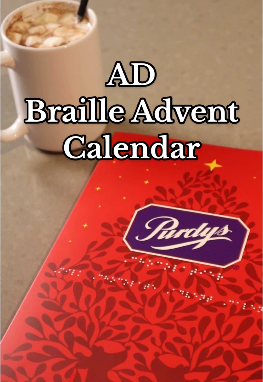 AD • Everyone deserves to be able to fully participate in their favourite Holiday traditions. The @Purdys Chocolatier Braille Advent Calendar allows me to continue creating Holiday memories and open my advent calendar independently. #PurdysChocolatier #Braille #adventcalendar 