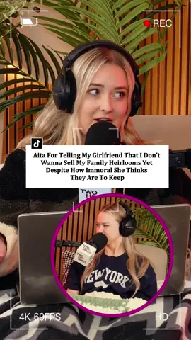 Aita For Telling My Girlfriend That I Don't Wanna Sell My Family Heirlooms Yet Despite How Immoral She Thinks They Are To Keep #reddit_tiktok #storytelling #twohottakes #redditstorytime #redditreading #aita #askreddit #fypシ゚viral