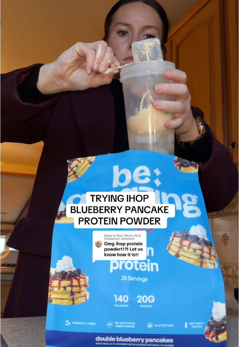 Replying to @Rae | Mom Life & Shopping its a 10/10 for me 🫐🥞 its on sale right now too — tagged it in the orange shopping cart! @BEAM be amazing  #proteinpowder #proteinpancakes #proteinpowderreview #proteinshake #proteinpancake #creatorsearchinsights 