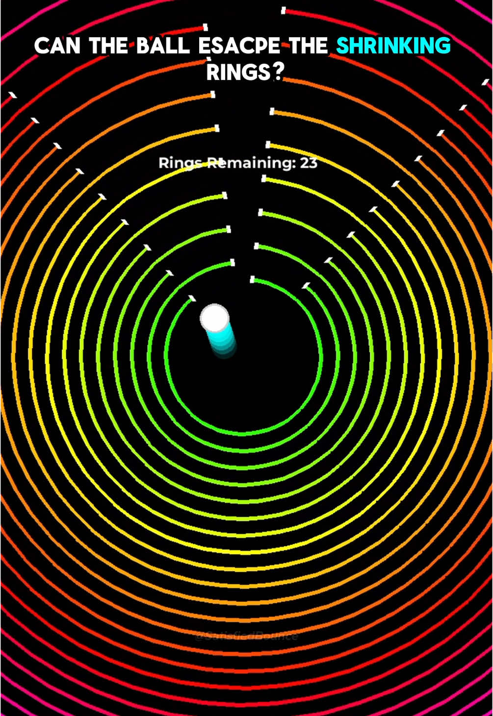 #satisfying #bouncingball #fyp #coding #viral #python 