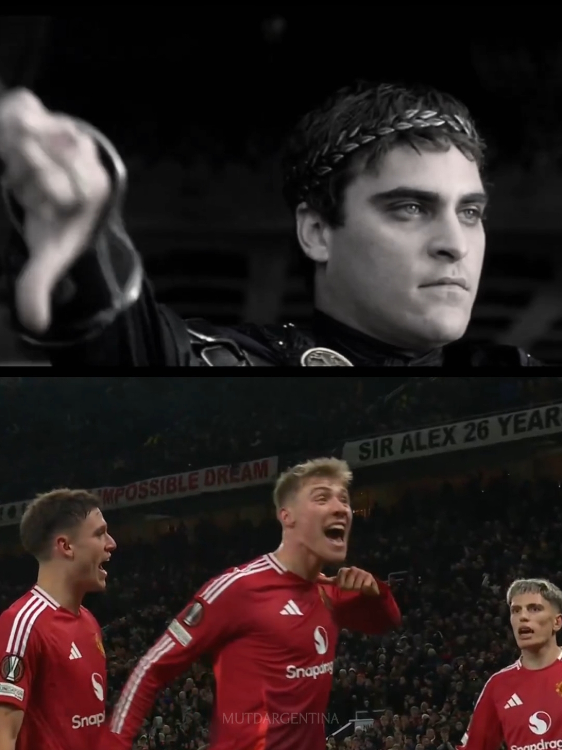 🇩🇰 El nuevo festejo de Rasmus Højlund, inspirado en la película 'GLADIADOR' #manchesterunited #manunited #europaleague #uel #rasmushojlund #hojlund #gladiador #gladiator #football #futbol #viral #parati #foryou #fyp