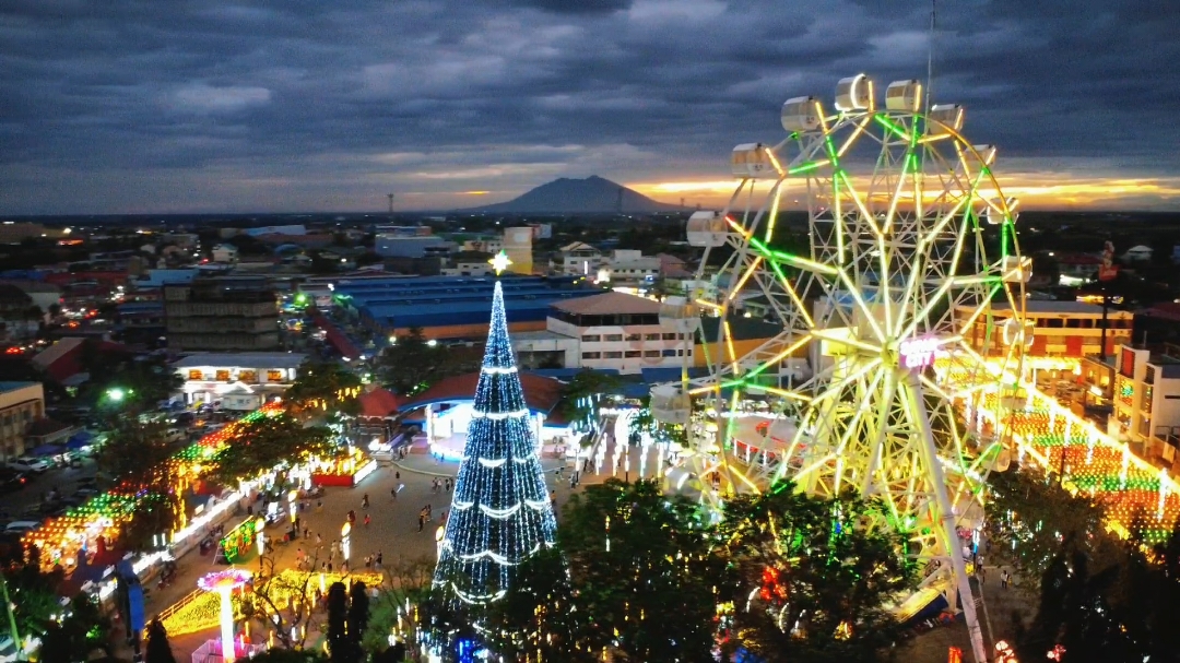 SUNSET 📌Gapan City Plaza, Gapan City, Nueva Ecija #nuevaecija #dji #djimini2se  #drone  #droneshot  #dronevideo  #cinematic  #sunset 