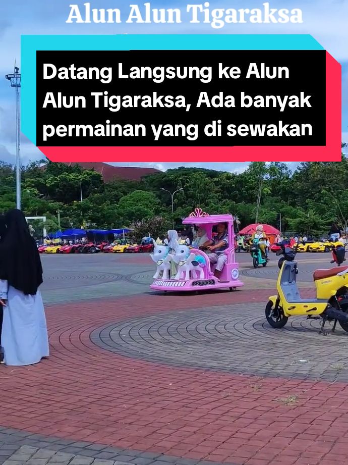 Banyak mainan yang di sewakan di Alun-alun Tigaraksa nihh. Buruan datang langsung dan nikmati keseruannya. #tiktokviral #mobilaki24volt #mobilakimurah #unicornelektrik #fyp #foryou #foryoupage #fypage #mobilaki #4u 