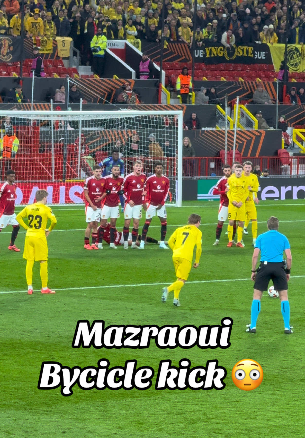 #manchesterunited #bodoglimt #mazraoui #defender #byciclekick #united #europaleague #manunited #onana #goal #fallrückzieher 