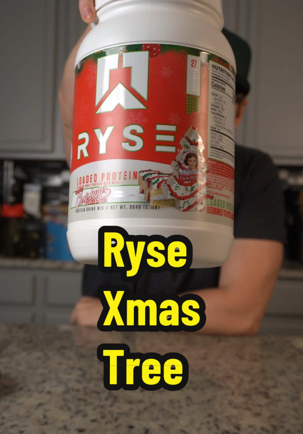 FFGF reviews Ryse Xmas Tree Protein #formerfatguy #GymTok #FitTok #foodtiktok #foryou #Fitness #tiktokblackfriday #tiktokcybermonday #proteinpowder #ryse #tastetest #review #rating 