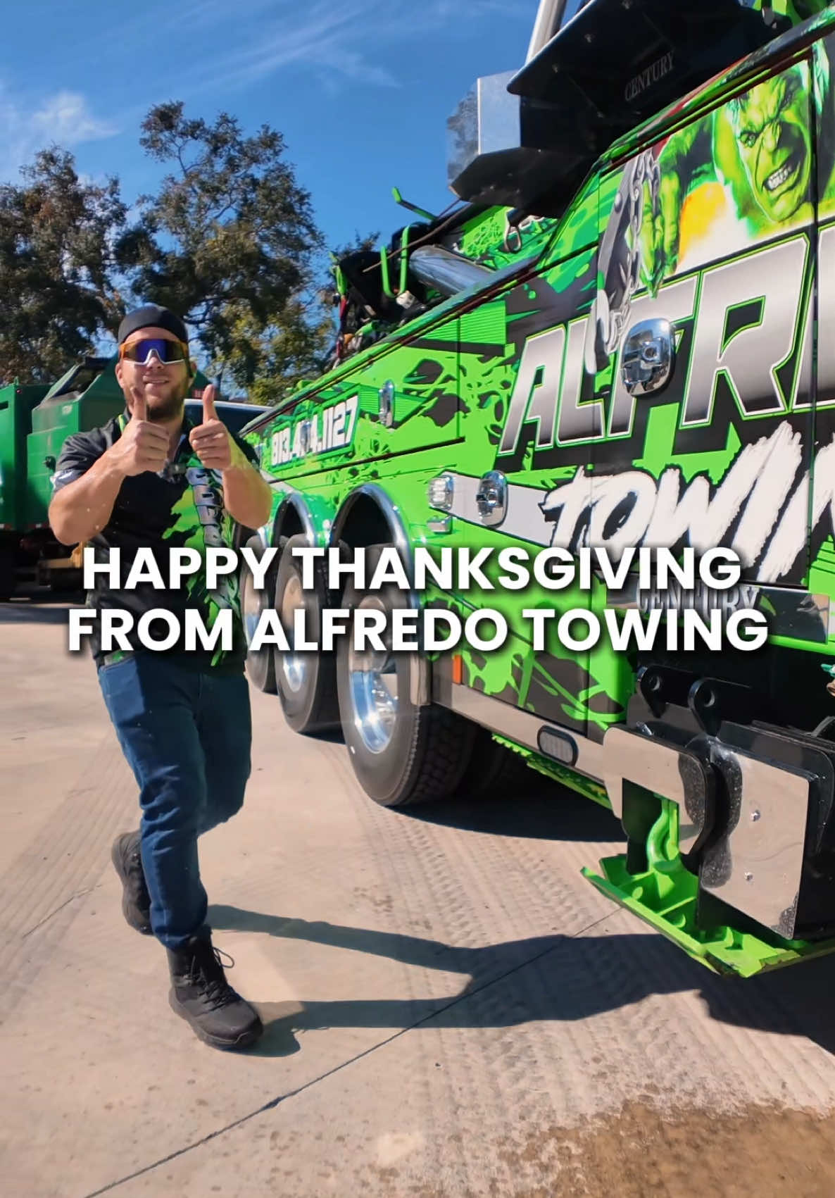 Happy Thanksgiving from Alfredo Towing! This Thanksgiving, we’re thankful for the trust and support of our customers and community. Whether we’re helping you get back on the road or providing a little extra peace of mind, we’re proud to be here when you need us most. Today, we hope you’re surrounded by loved ones, great food, and plenty of good vibes. Drive safe, enjoy the holiday, and remember—if you ever need a helping hand, we’re just a call away! Grateful for you, The Alfredo Towing Team #tampa #tampafl #towing #towing #towingservice #towlife #heavydutytowing 