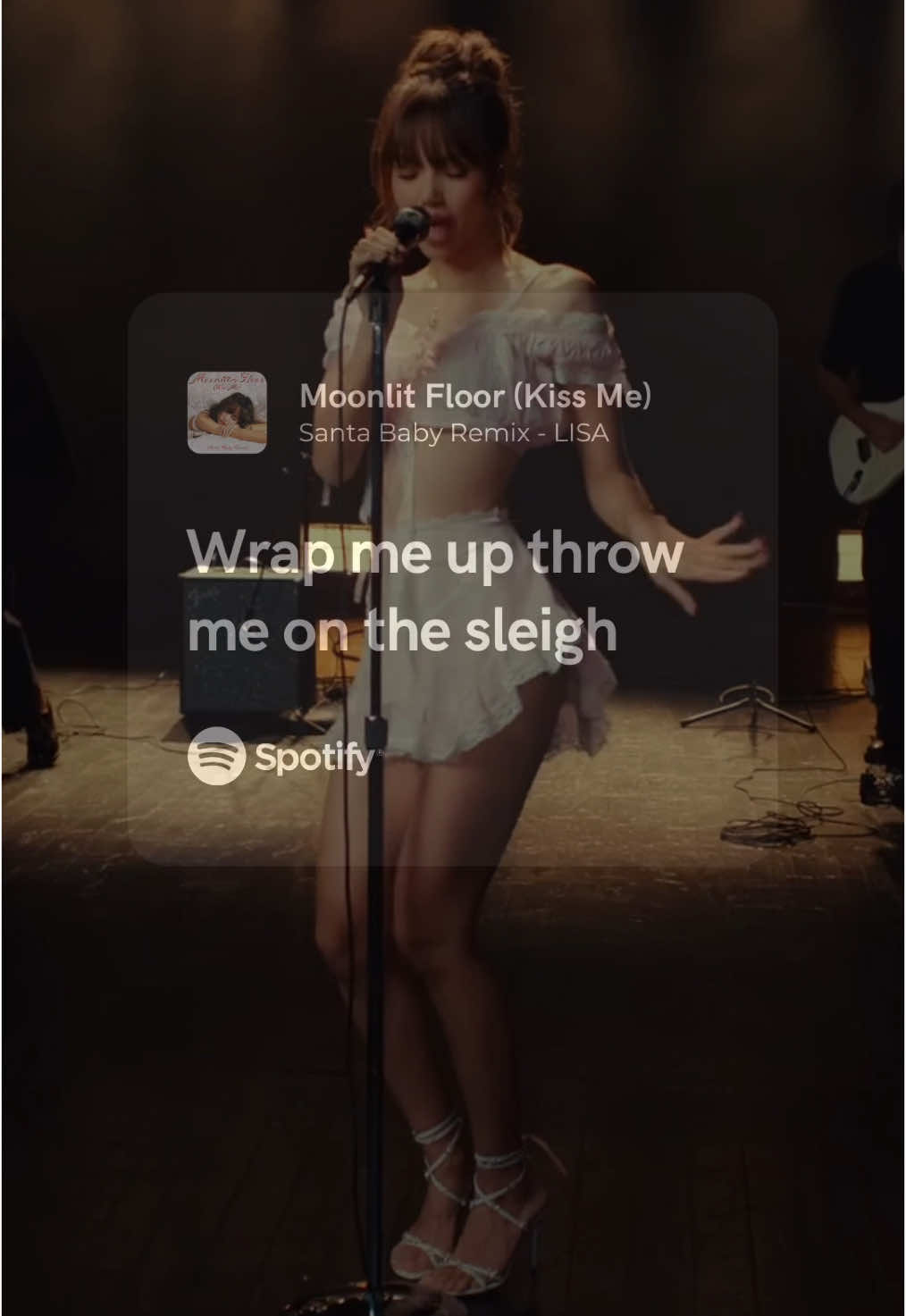 Moonlit floor (Kiss me) (Santa baby remix) - Lisa #moonlitfloor #kissme #christmas #remix #spotify #lyrics #blackpink #blinks #lilies @LISA 