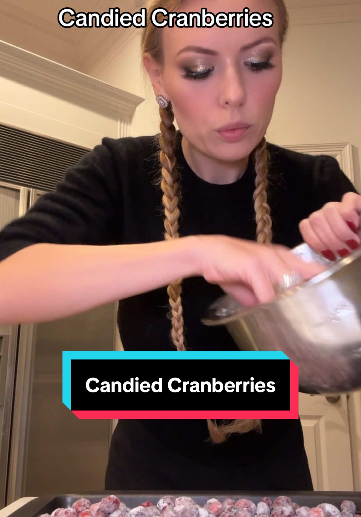This easy candied cranberry recipe is absolugely amazing! You have to TRY it! 1. Wash the cranberries 2. Soak them overnight in whatever liquid you want (I soaked mine in pineapple and orange juice) 3. Coat them with powdered sugar 4. Put them in the over at 200F for 5 min max You don’t want to bake them, you want to dry them.  #cranberry #candiedcranberries #cranberryrecipes #recipes #EasyRecipe #christmasrecipes #fypage 