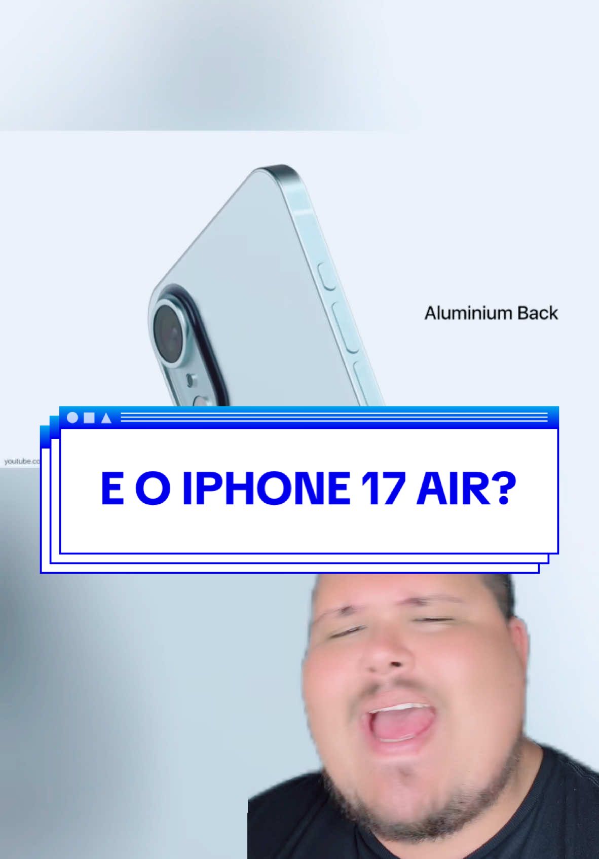 iPhone 17 Air deve mesmo existir! #celular #celulares #smartphone #iphone 